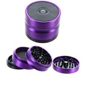 Moulin Kush Borealis 4 parties avec récupérateur 63 mm Violet